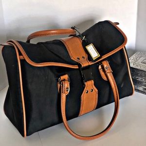 Weekender bag black and brown